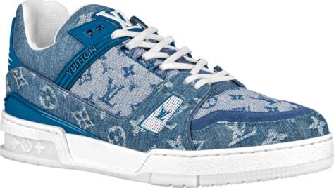 louis vuitton denim sneakers|louis vuitton low top sneakers.